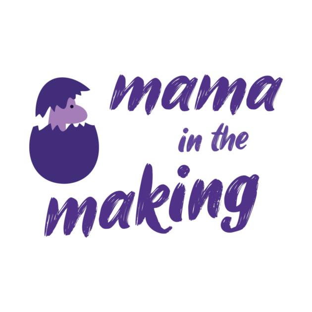 Mama in the making and dino pregnancy announcement by Lovebubble Letters