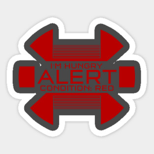 RED ALERT Sticker