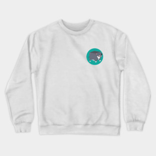 QubeDogs - Blue Staffy Crewneck Sweatshirt
