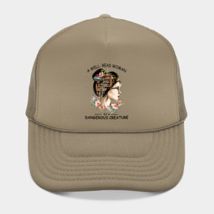 Feminist Dangerous Well-Read Woman Book Hat