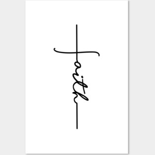Faith Cross Posters and Art