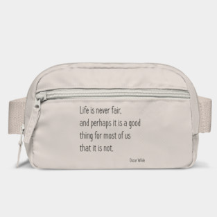 Oscar Wilde Quote Bag