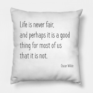 Oscar Wilde Quote Pillow
