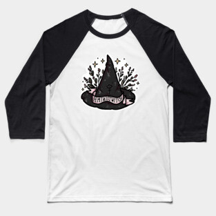 Feminist witch Hat Baseball T-Shirt