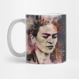 FRIDA KAHLO Mexican Feminist portrait painting Mug