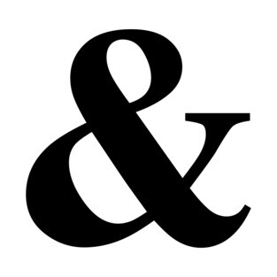 Plural Pride Ampersand! - black font T-Shirt