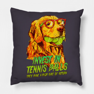 Yellow Lab Analytics Pillow