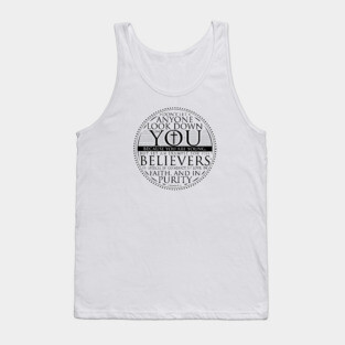 1 Timothy 4:12 - Bible Quote Tank Top