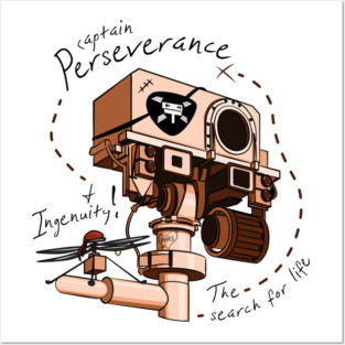 Captain Perseverance Posters and Art