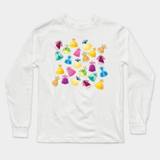 Princess Dresses Print Long Sleeve T-Shirt