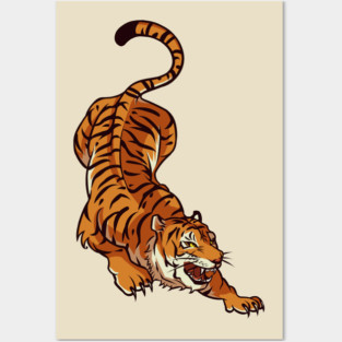 Tiger Ambush Posters and Art