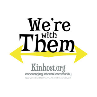 We're with Them - Center T-Shirt