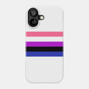 Genderfluid Flag Phone Case