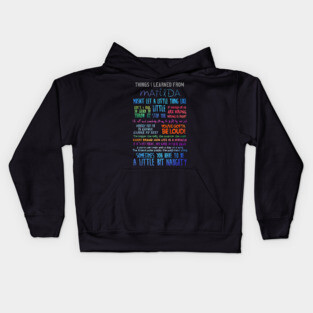 Things I Learned From Matilda the Musical Kids Hoodie