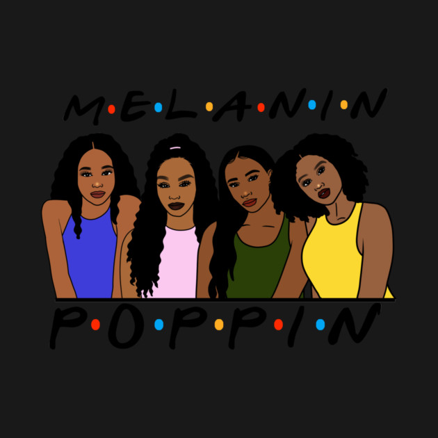 Melanin Women Poppin, Afro Black Girl Magic by logiamerch
