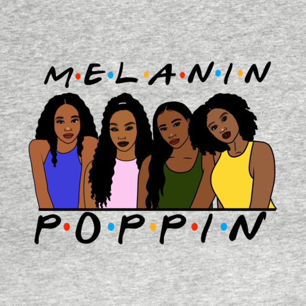 Melanin Women Poppin, Afro Black Girl Magic by logiamerch