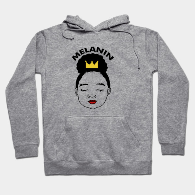 Melanin Afro Girl Birthday, Proud African Hoodie by logiamerch