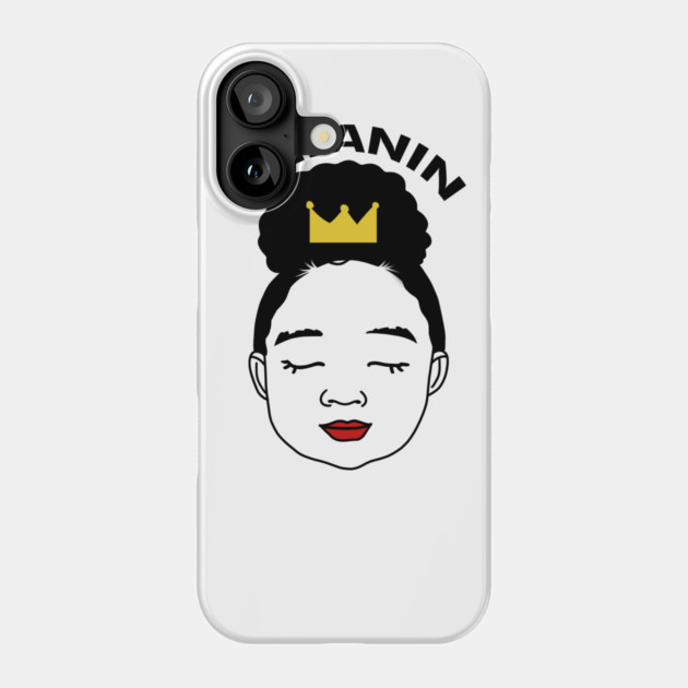 Melanin Afro Girl Birthday, Proud African Phone Case by logiamerch