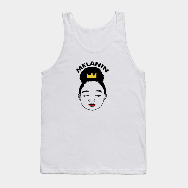 Melanin Afro Girl Birthday, Proud African Tank Top by logiamerch