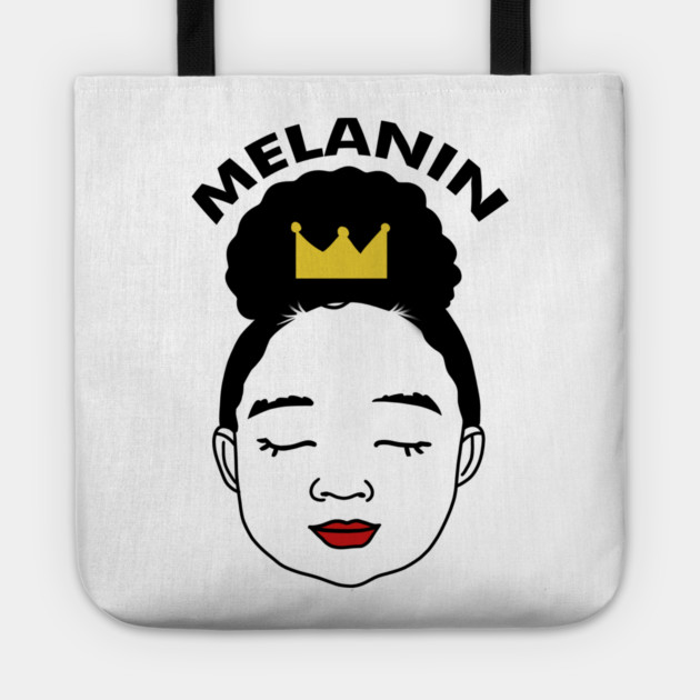 Melanin Afro Girl Birthday, Proud African Tote by logiamerch