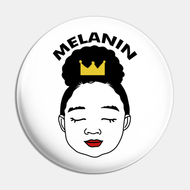 Melanin Afro Girl Birthday, Proud African Pin by logiamerch