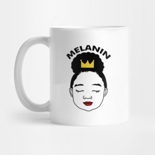 Melanin Afro Girl Birthday, Proud African Mug