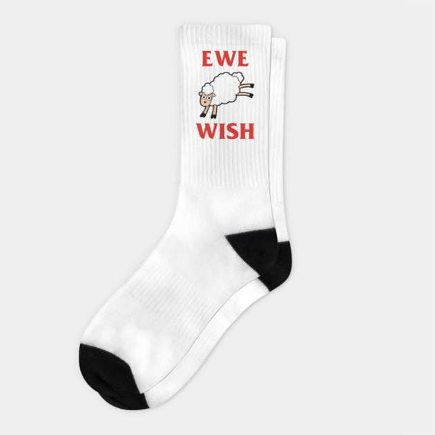 Ewe Wish Socks by dumbshirts