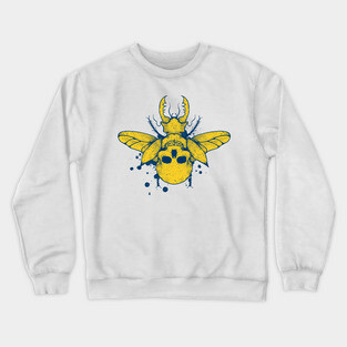 Yellow beetle Crewneck Sweatshirt