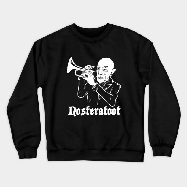 Nosferatoot Crewneck Sweatshirt by dumbshirts