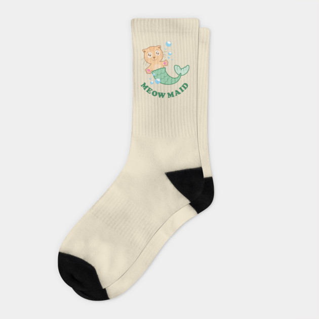 MeowMaid Socks by dumbshirts
