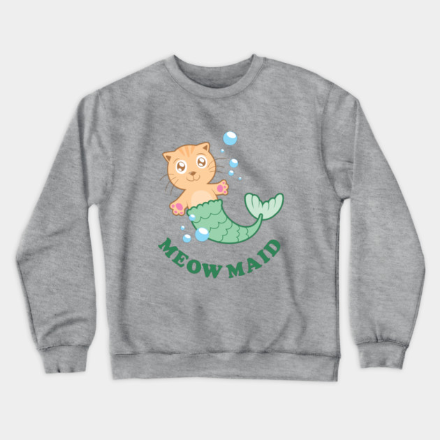 MeowMaid Crewneck Sweatshirt by dumbshirts