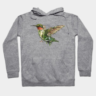 Ruby Throated Hummingbird Hoodie