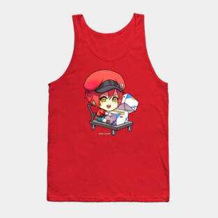 Hataraku Saibou: Cells at Work - Red Blood Cell Tank Top