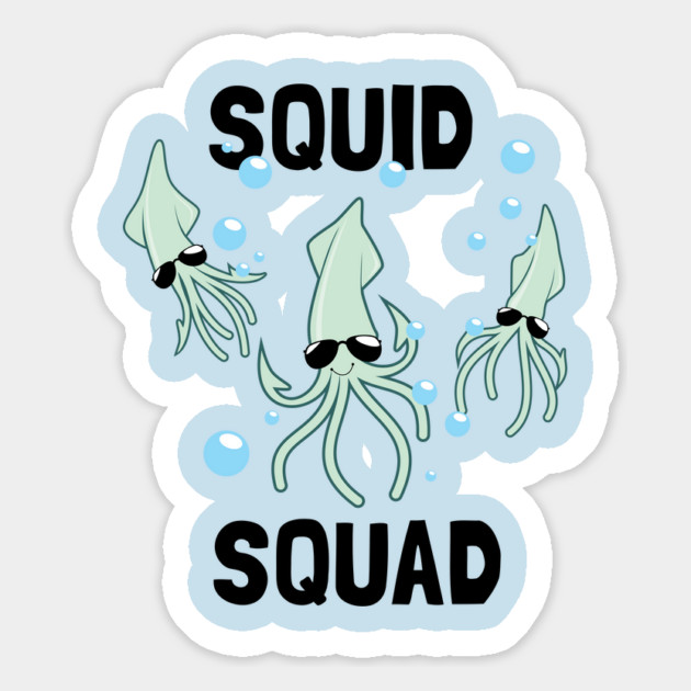 Squid Squad Magnet by dumbshirts