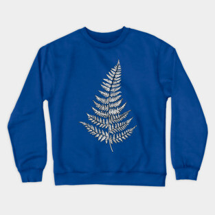 Botanical Fern Drawing Crewneck Sweatshirt