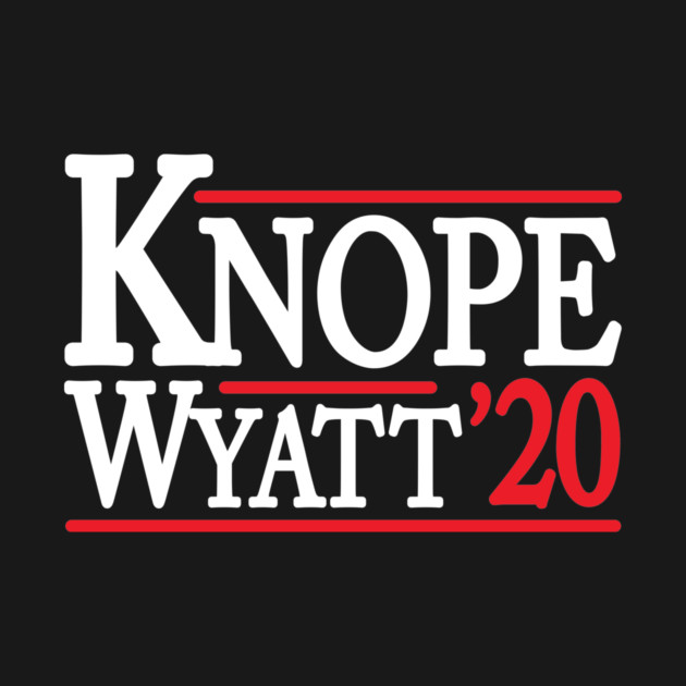 Leslie Knope and Ben Wyatt Presidential Election 2020 Parks and Rec by stayfrostybro