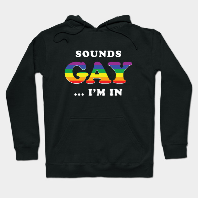 Sounds Gay I'm In Hoodie by dumbshirts