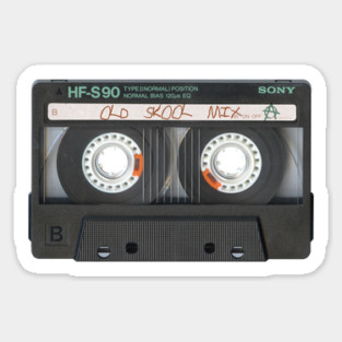 Old School Audio Sticker