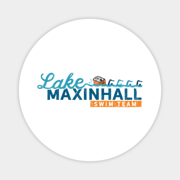 Lake Maxinhall Swim Team Magnet by Camp Happy Hour