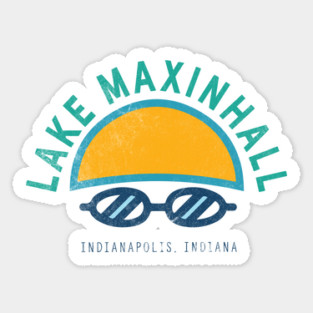 Lake Maxinhall Goggled Sticker