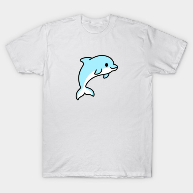 Dolphin T-Shirt by littlemandyart