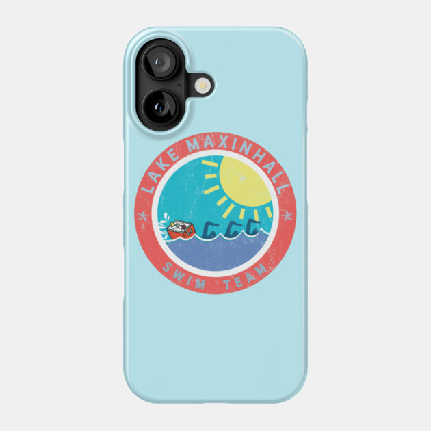 Lake Maxinhall Swim Team Patch Phone Case by Camp Happy Hour