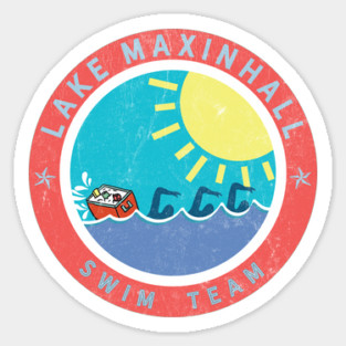 Lake Maxinhall Swim Team Patch Sticker