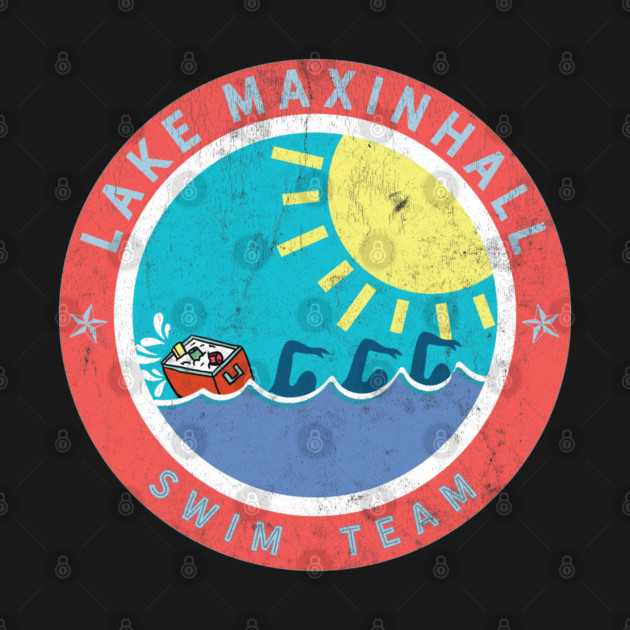 Lake Maxinhall Swim Team Patch by Camp Happy Hour