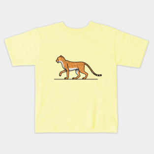 CuteForKids - Cheetah Kids T-Shirt