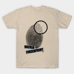 Hacker fingerprint T-Shirt