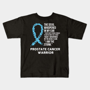 The Devil- Prostate cancer Awareness Support Ribbon Kids T-Shirt