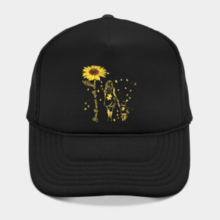 Sunflower You’ll Never Walk Alone Autism Awareness Gift Hat