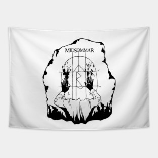 Midsommar black Tapestry