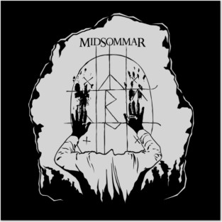 Midsommar white Posters and Art